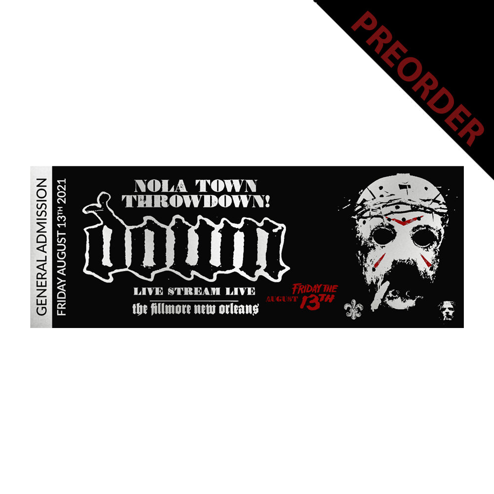 DOWN NOLA Town Throwdown Commemorative Ticket