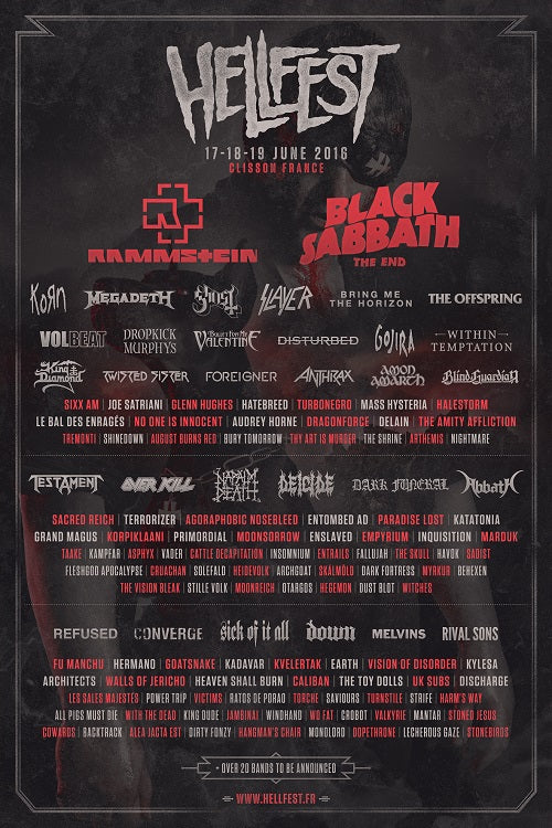 DOWN Joins Hellfest - June 2016