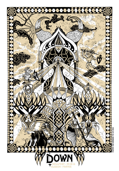 DOWN Hellfest Poster