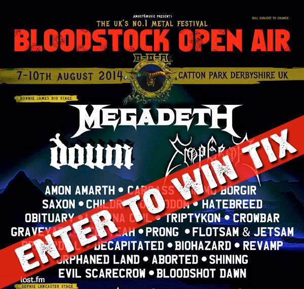 Win A Pair of Bloodstock Open Air Tickets with Camping!