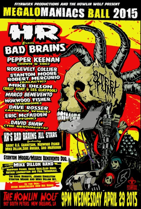 Catch Pepper at Megalomaniacs Ball 2015 in NOLA on April 29th