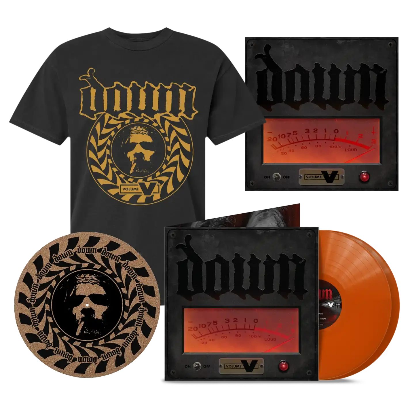DOWN Volume V Orange LP Bundle