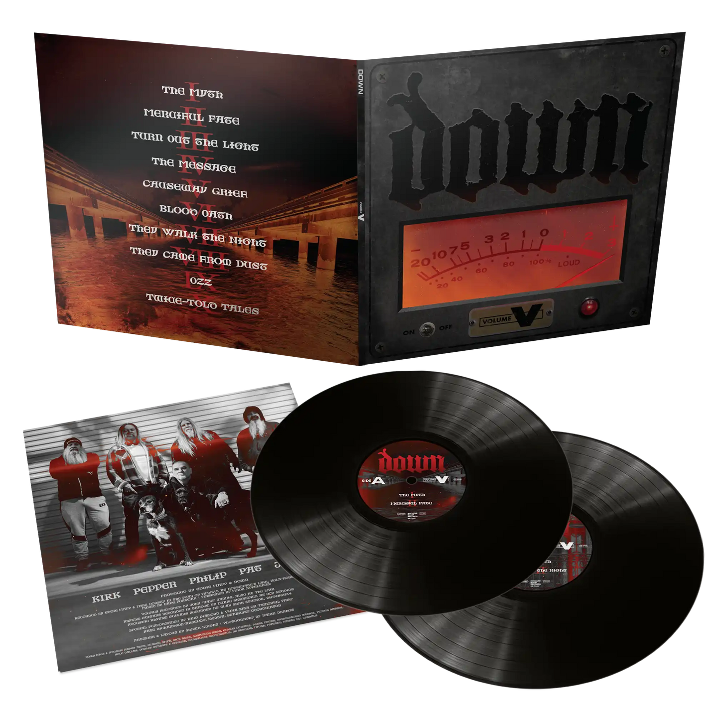 DOWN volume V: Solid Black LP