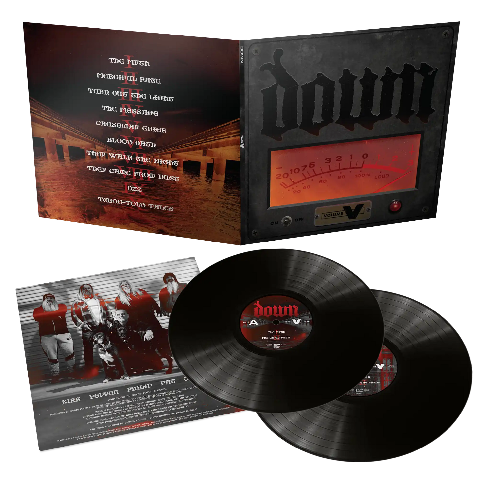 DOWN volume V: Solid Black LP
