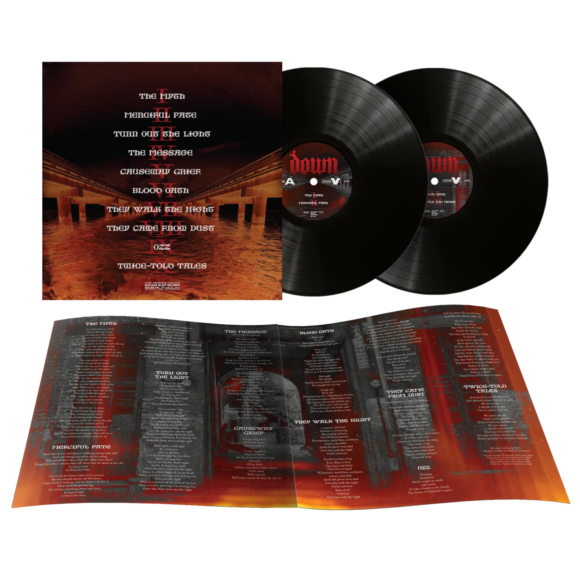 DOWN volume V: Solid Black LP