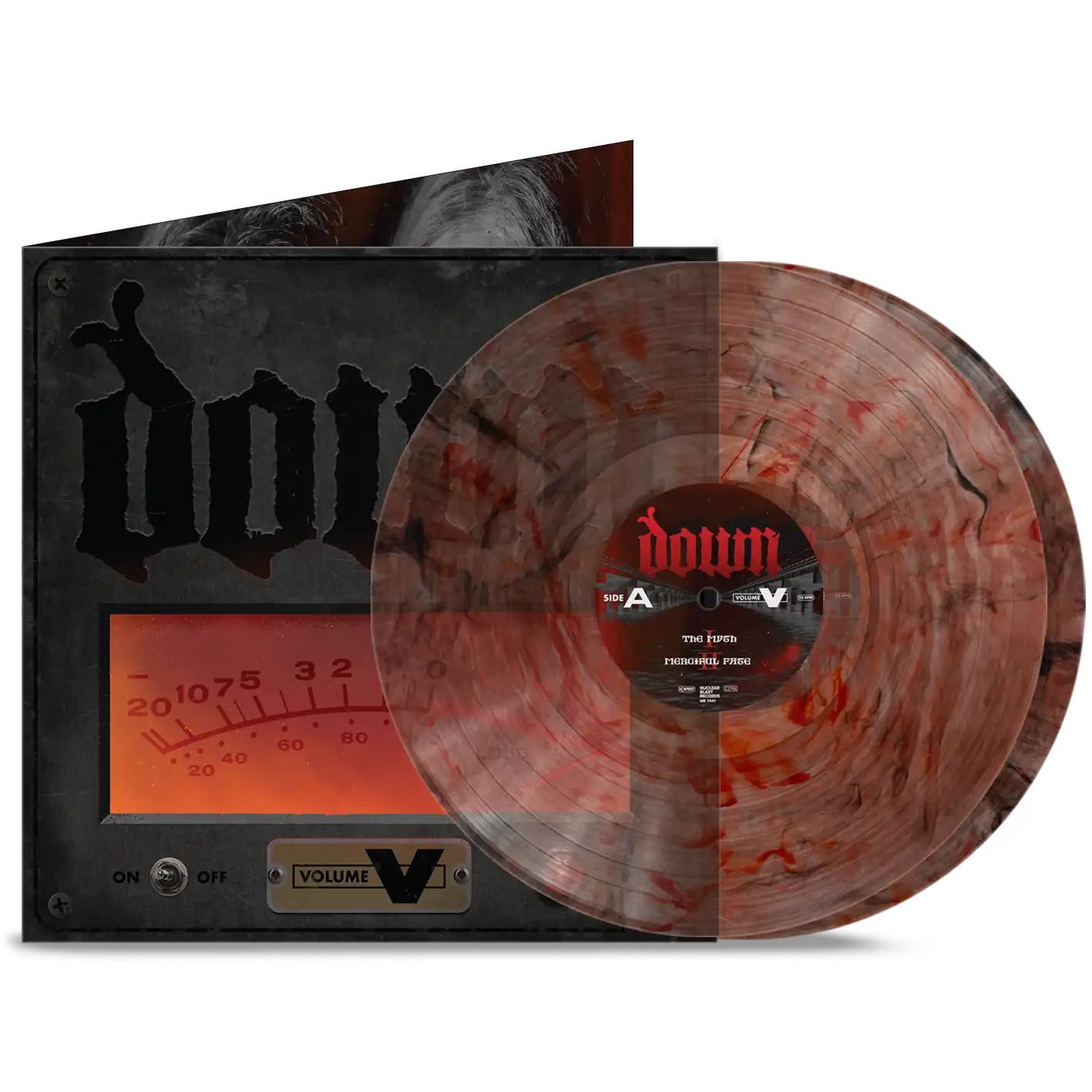 DOWN volume V: Clear, Black, Red Smoke LP
