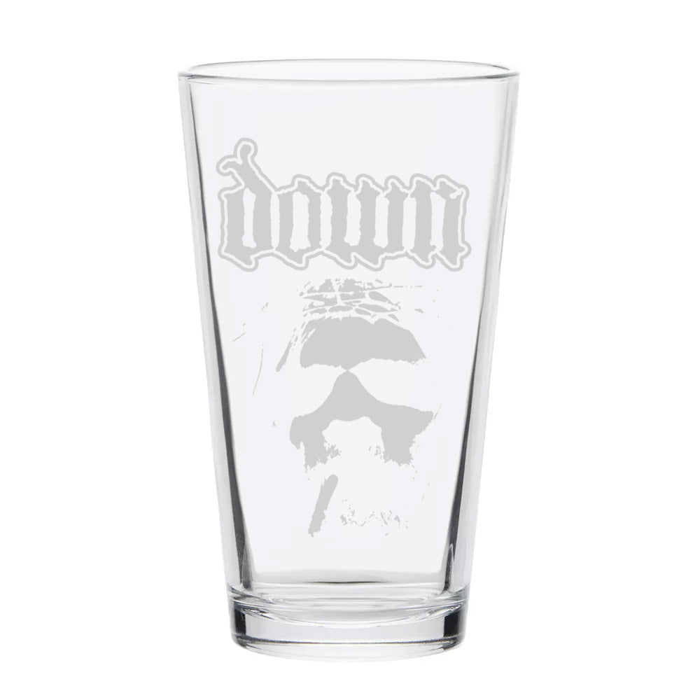 Smoking Jesus Pint Glass